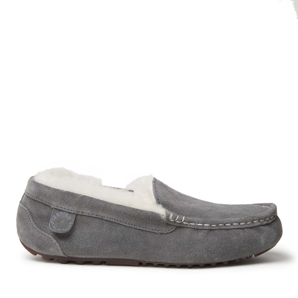 Women's Genuine Shearling Moccasin Slipper Z64372