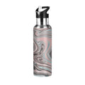 Pink Stainless Steel Insulated Water Bottle with Straw Lid G92213