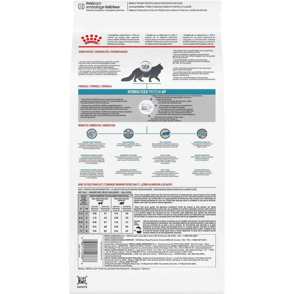 Hypoallergenic Hydrolized Protein Cat Dry Food C573