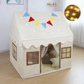 Kids Play Tent with Floor, Star Light, Large Playhouse, Castle Play Tent S712403