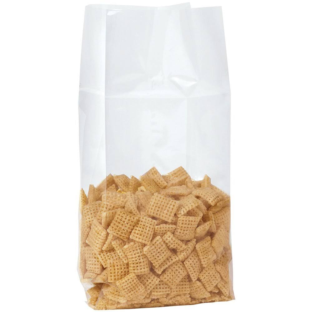 1000 Pack Clear Flat Open Top Poly Bags 6 Mil C751