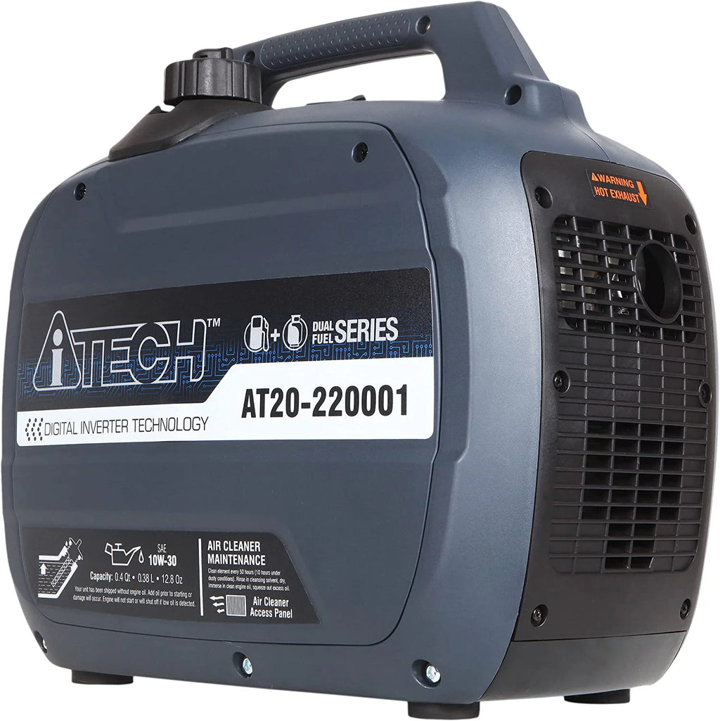 2000 Watt Portable Inverter Generator Dual Fuel V1178