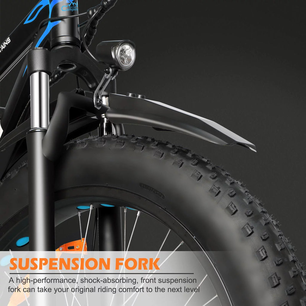 26 inch 7-Speed Electric Mountain Bicycle 500W 48V 10Ah Q44522