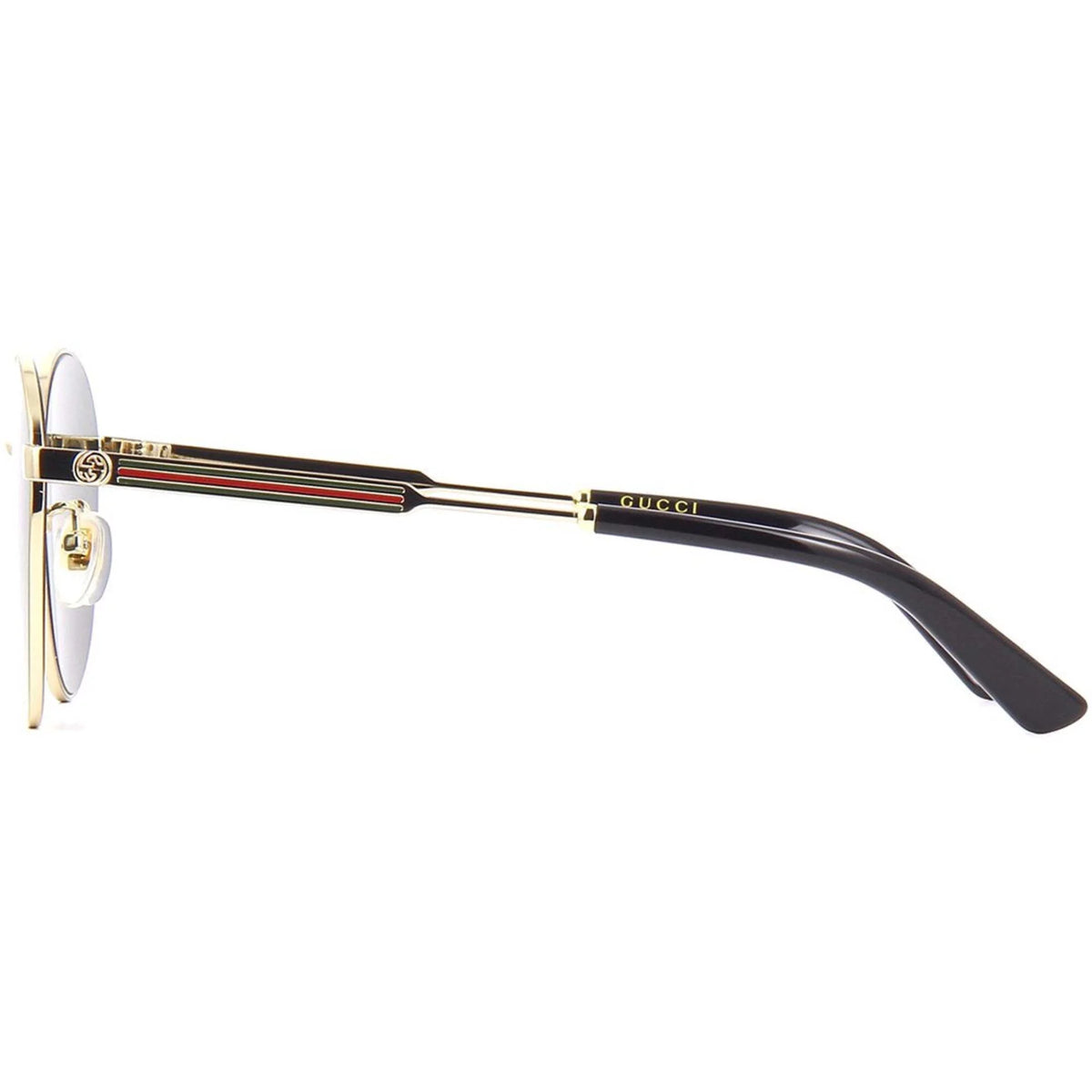 Gold Black Full Rim Sunglasses I2314