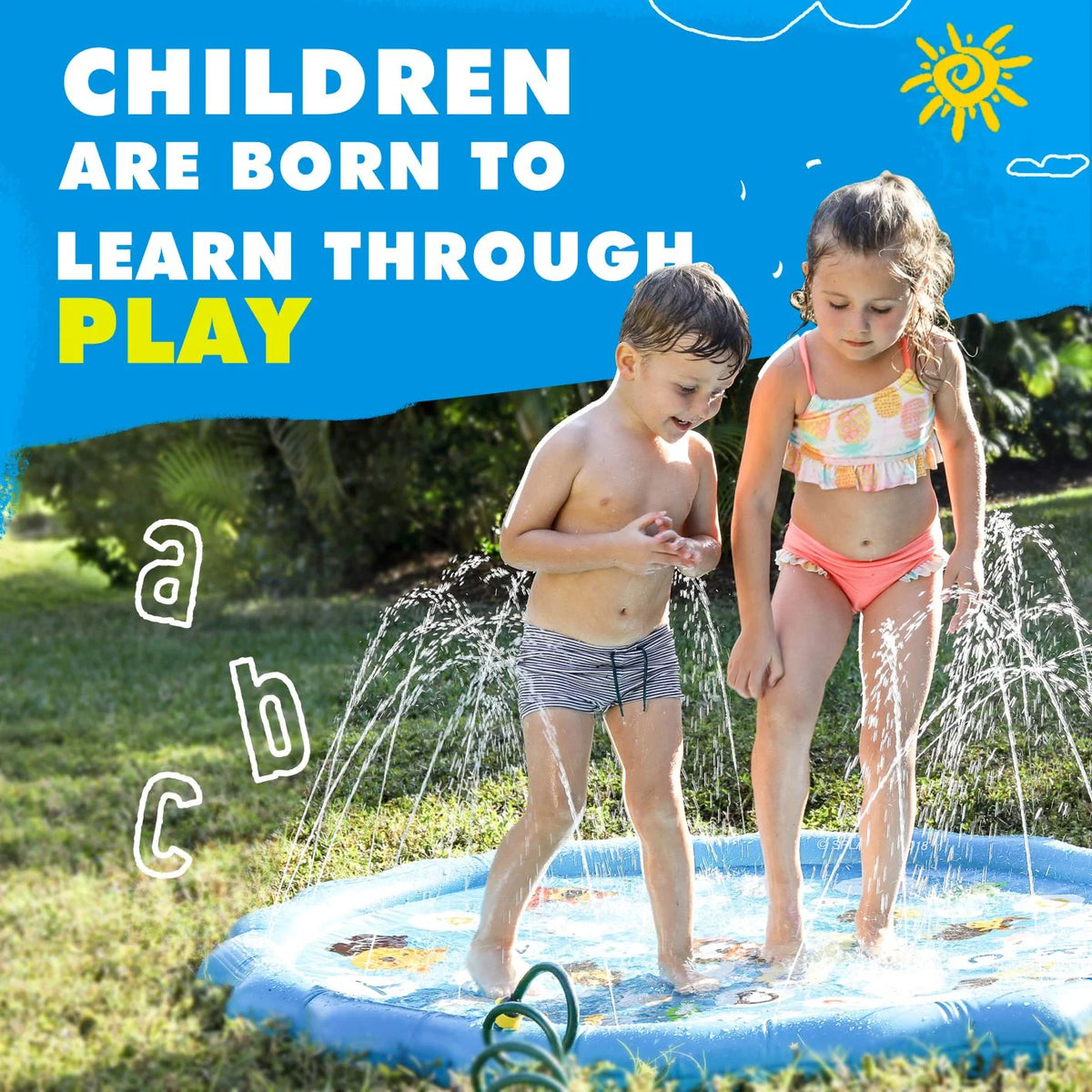 Splash Pad and Sprinkler for Kids J9143