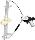 Front Left Driver Side Power Window Regulator with Motor for Honda Accord 4 Door 2003-2007 Pack of 2 D9747