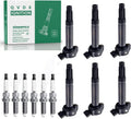 Iridium Spark Plugs and Ignition Coil Pack of 6 E315