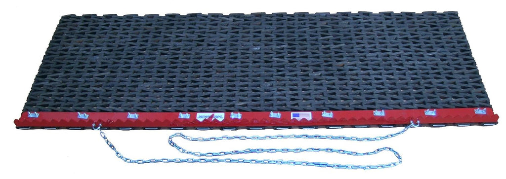 Drag Mat, 6 ft. W, Rubber/Steel D409