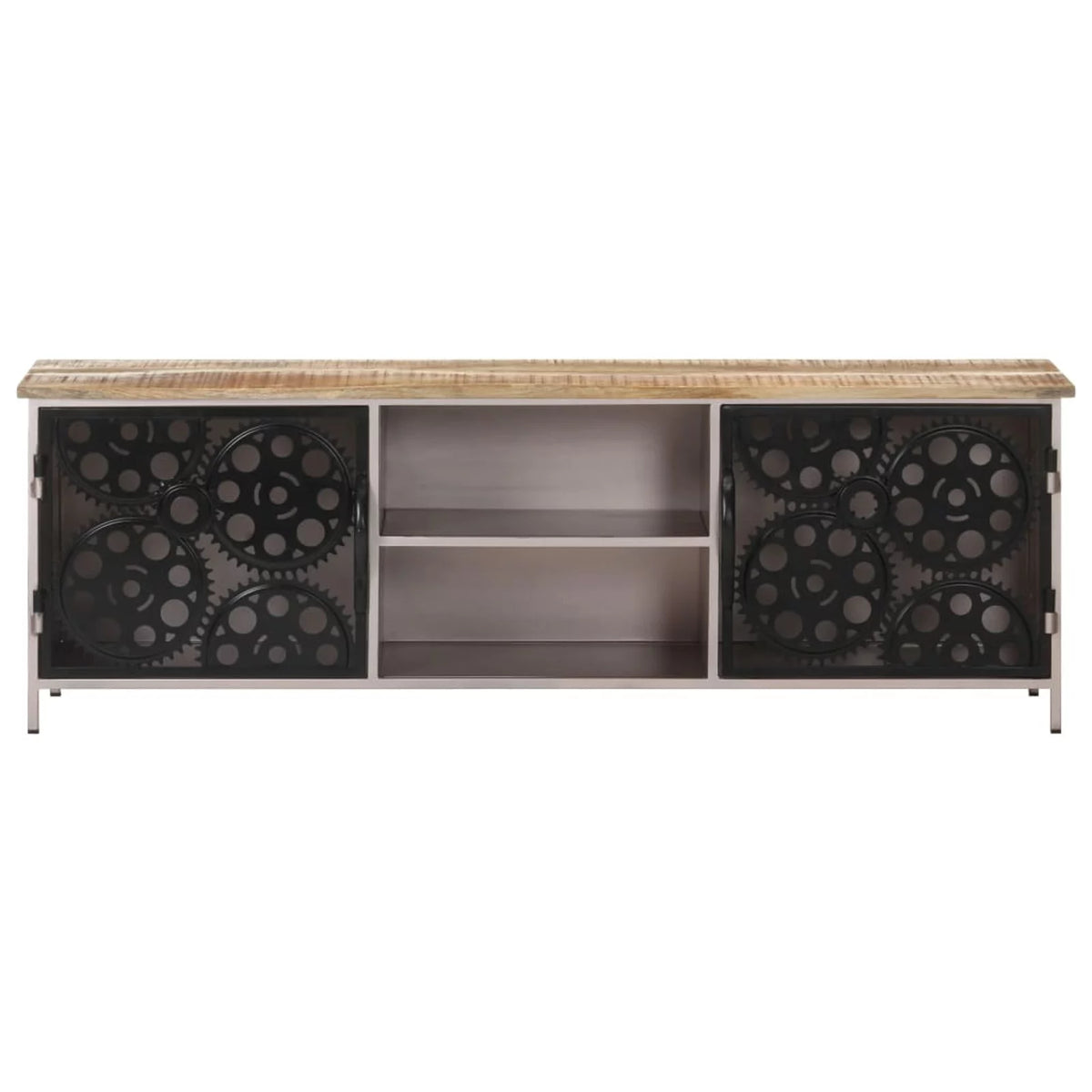 Mango Wood TV Cabinet with 2 Doors Z92959
