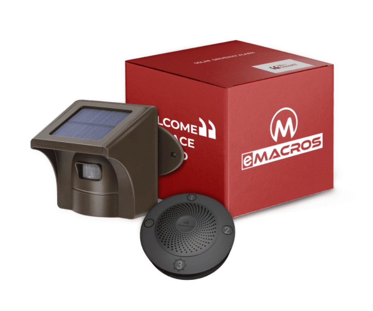 Solar Wireless Driveway Alarm Outdoor D663707
