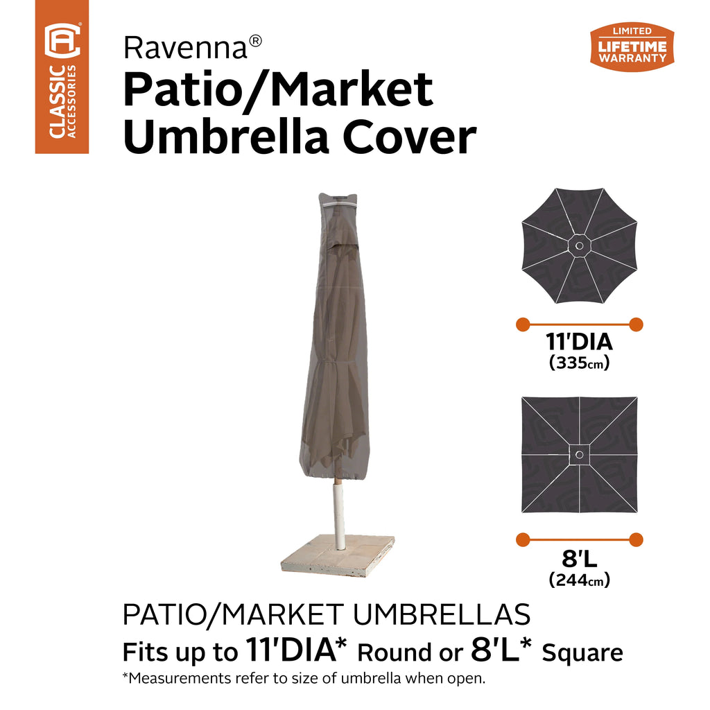 Patio Umbrella Cover with Water Resistant Fabric K456954