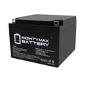12-Volt 26 Ah Rechargeable Sealed Lead Acid Battery U52729