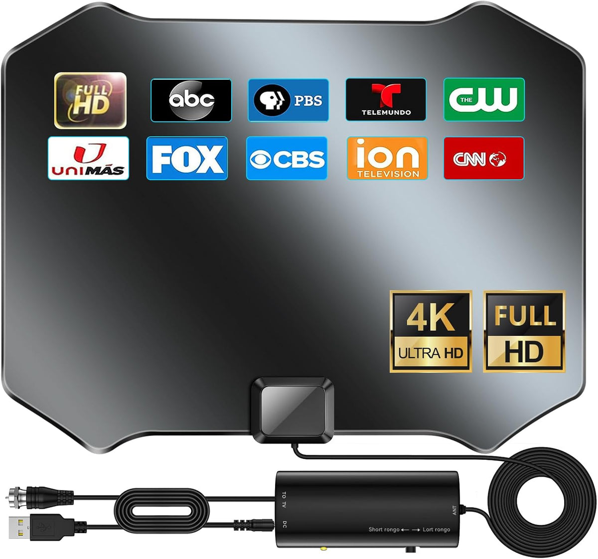 Digital TV Antenna with Amplifier Signal Booster I949383