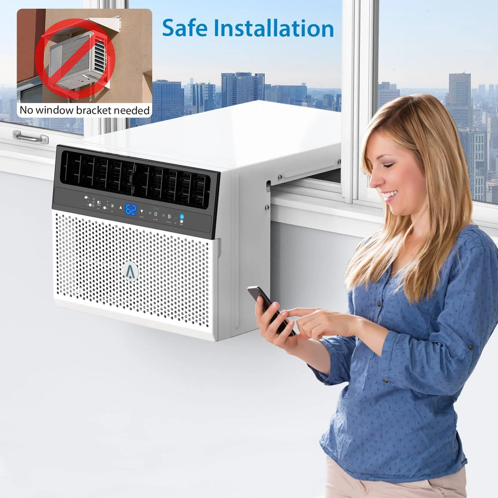 8000 BTU Window Air Conditioner with Remote Control Q719406