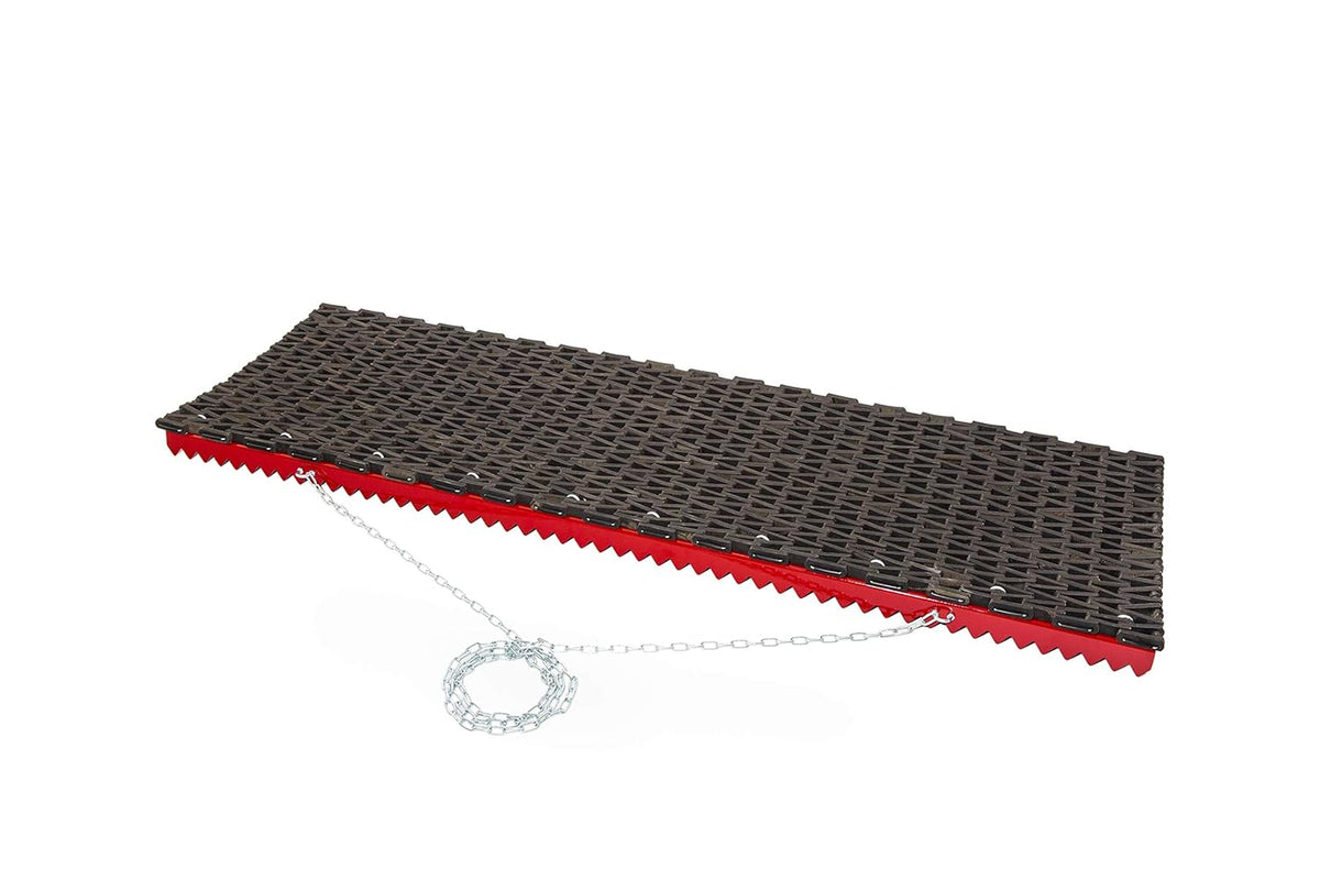 Drag Mat, 6 ft. W, Rubber/Steel D409