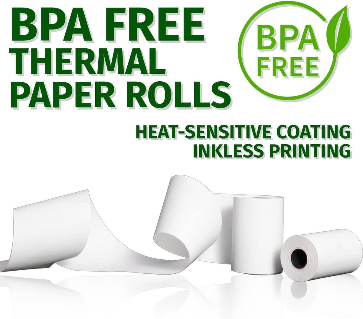 Thermal Paper Receipt Rolls 3 1/8 x 230 ft 32 Rolls Q524064