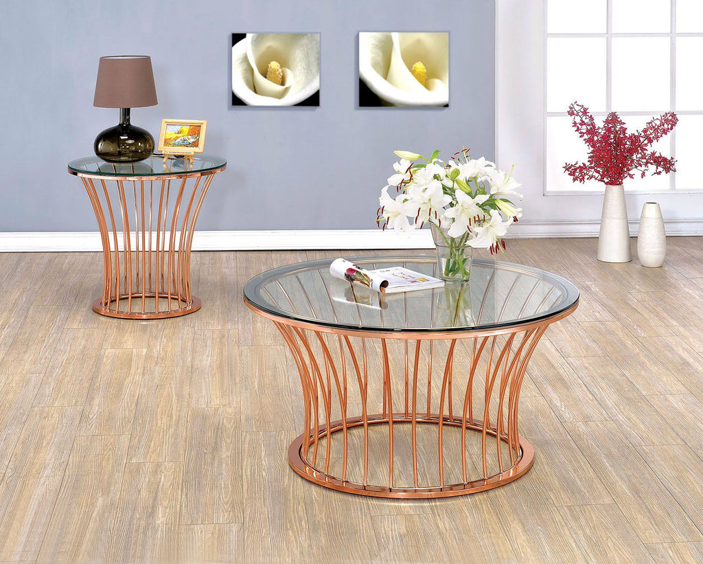 Rose Gold End Table K58150