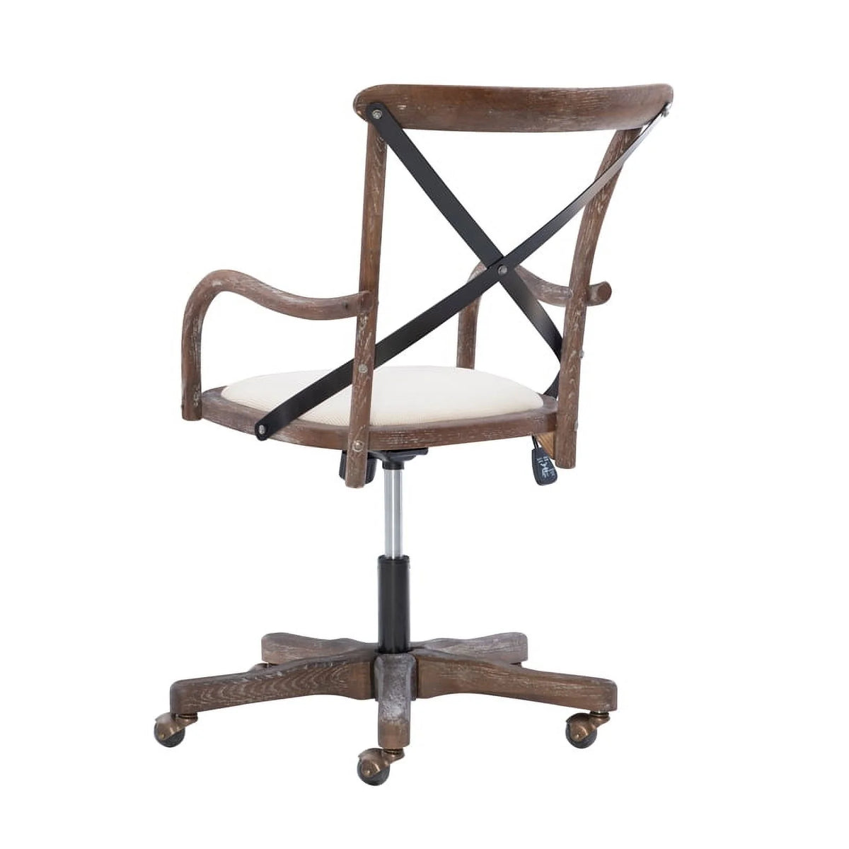 Brown Wood Office Chair A135391