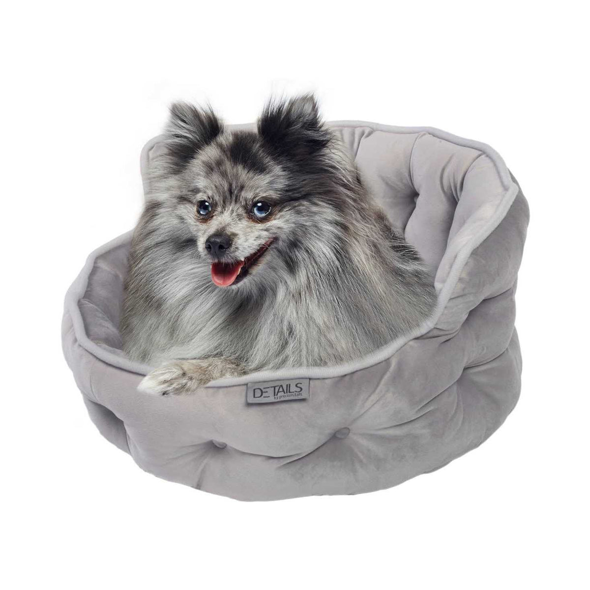 Ultra Plush Tufted Velvet Round Cuddler Pet Bed E797