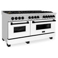 60 Dual Fuel Range with White Matte Door S655242