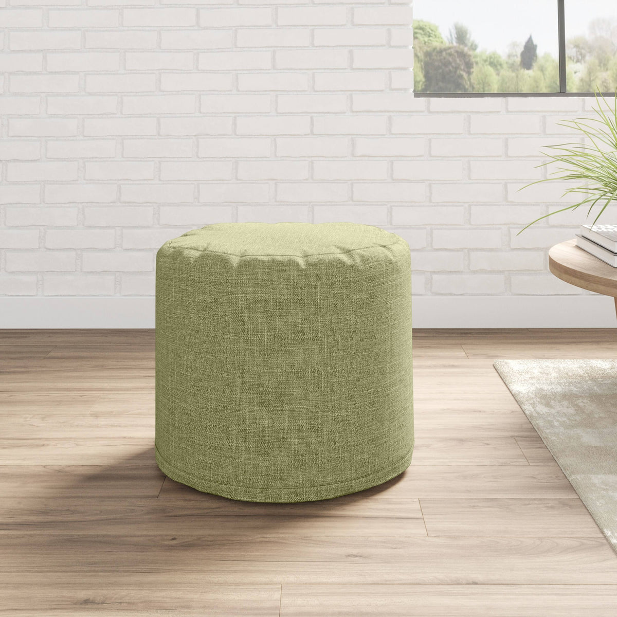 Cali Cactus Round Pouf Ottoman E4915