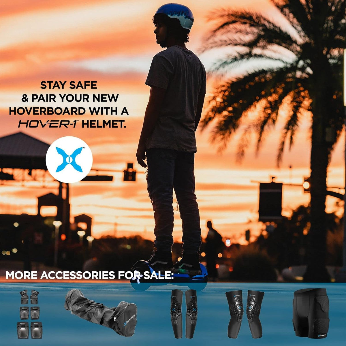 Black Hoverboard with Seat Attachment, 7 MPH, 6 Mile Range, 400W Motor, 220lbs Max Weight F5454
