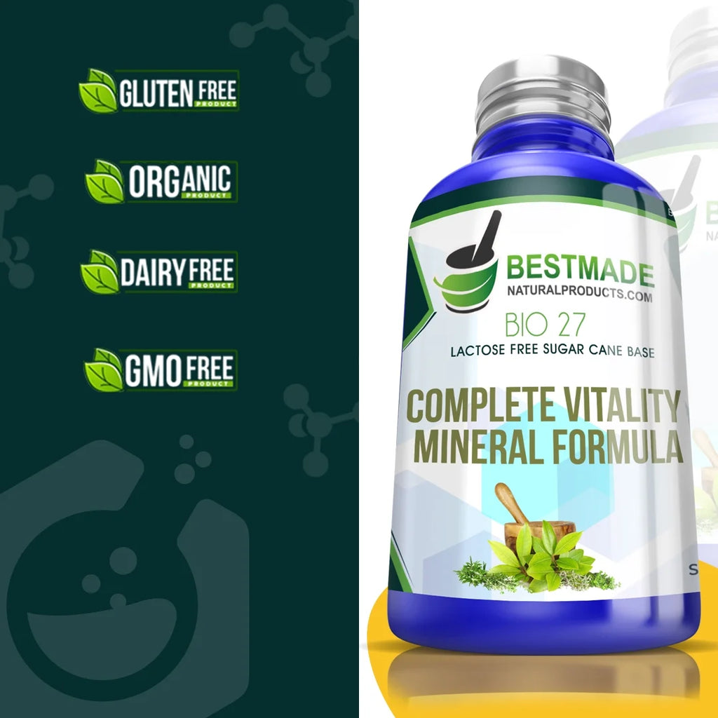 Lactose-Free Complete Vitality Mineral Formula Bio27 (300 pellets) B1720