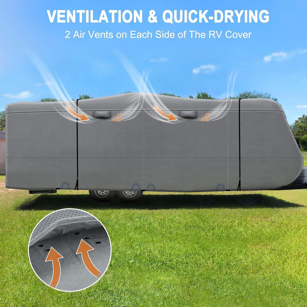 Heavy Duty 5 Layers Anti-UV Travel Trailer Cover 31'1 - 34' Z971