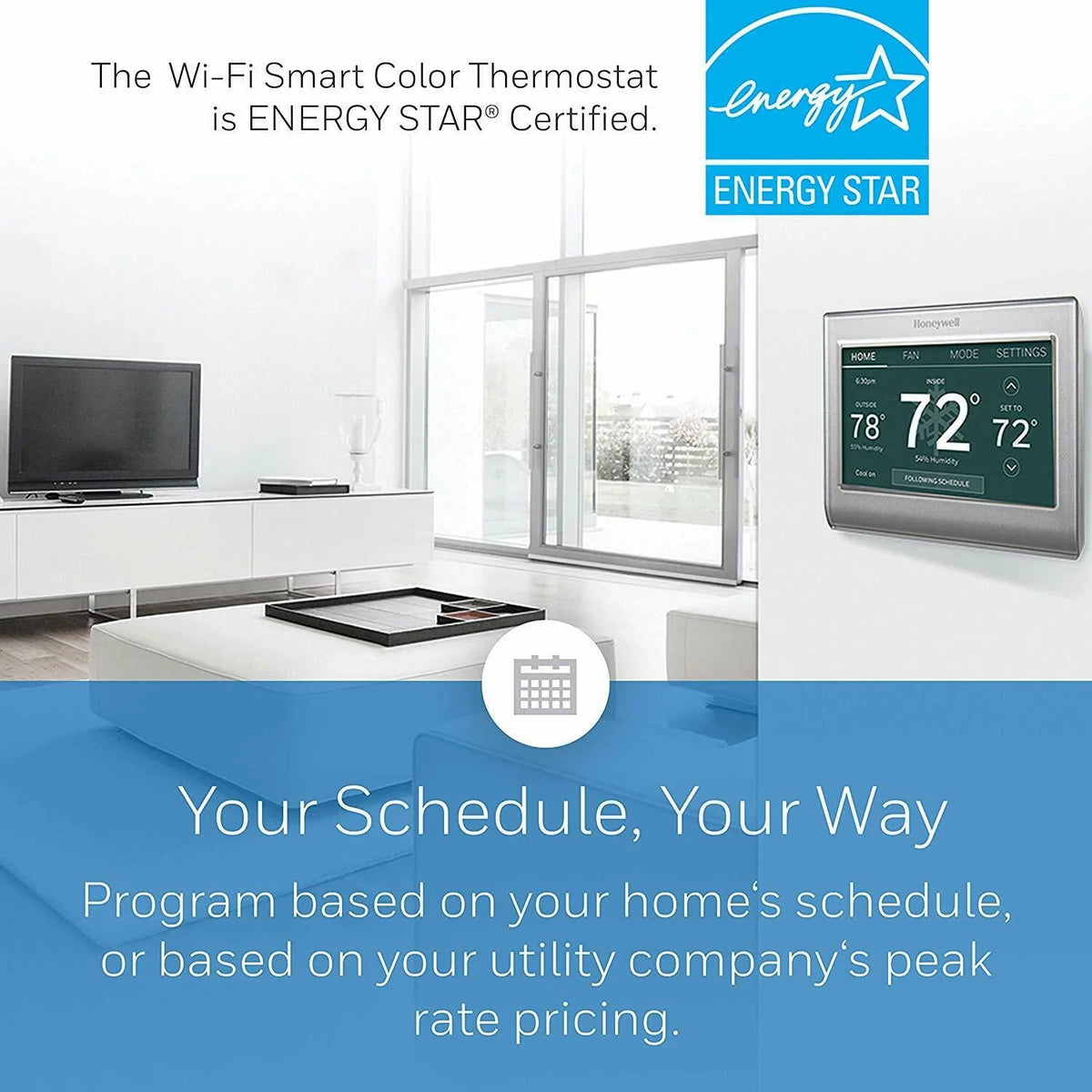 Wi-Fi Smart Color Thermostat E3713