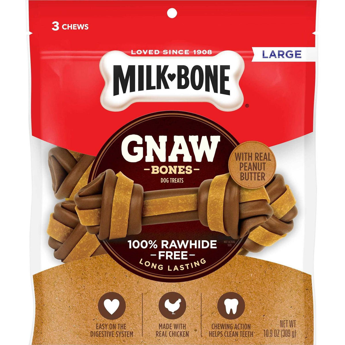 Gnaw Bones Dog Treats L106