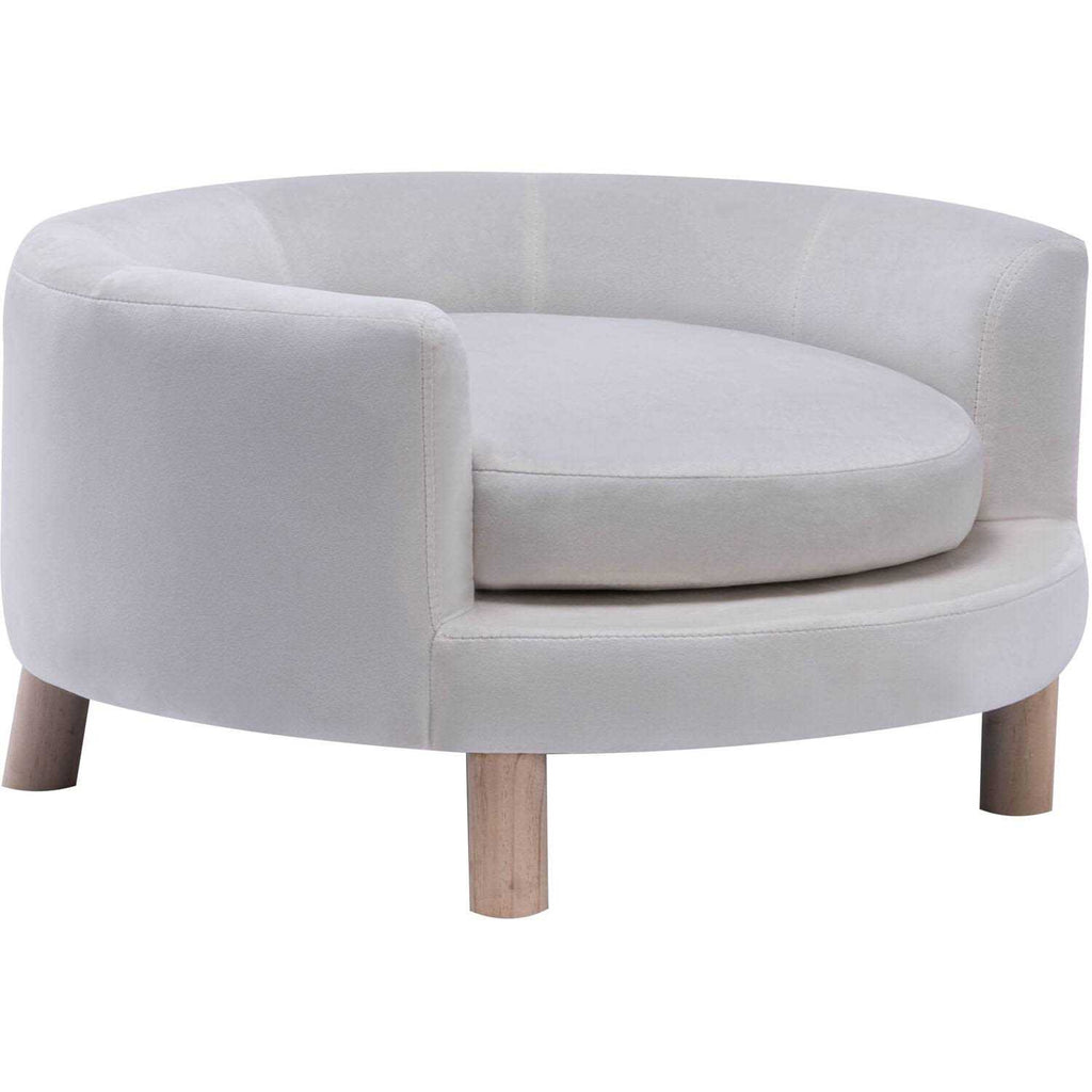 Faux-Velvet Circular Pet Bed R881157