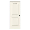 32 in. x 80 in. White Painted Left-Hand Textured Molded Composite Single Prehung Interior Door X231