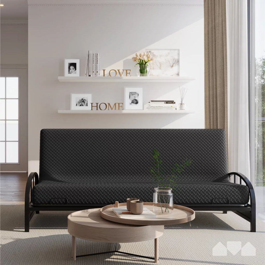 Memory Foam Futon Mattress Full Size Black K5182