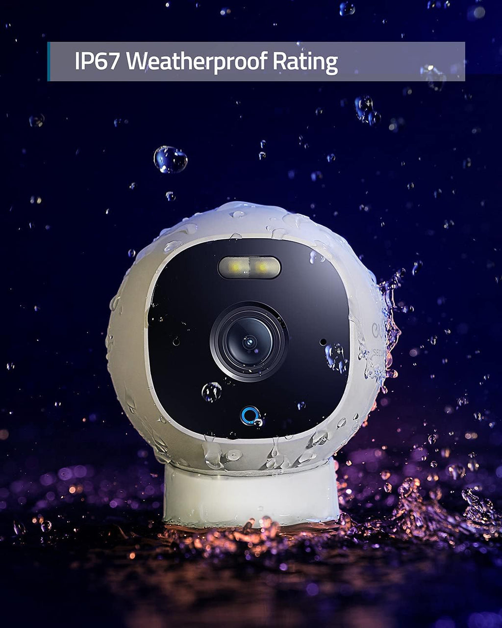 2K Wired Outdoor Security Camera U410172