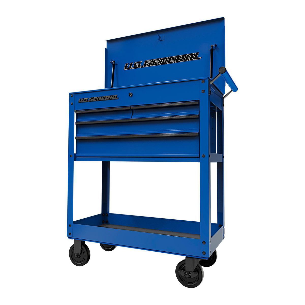 Red 4-Drawer Tech Cart V575