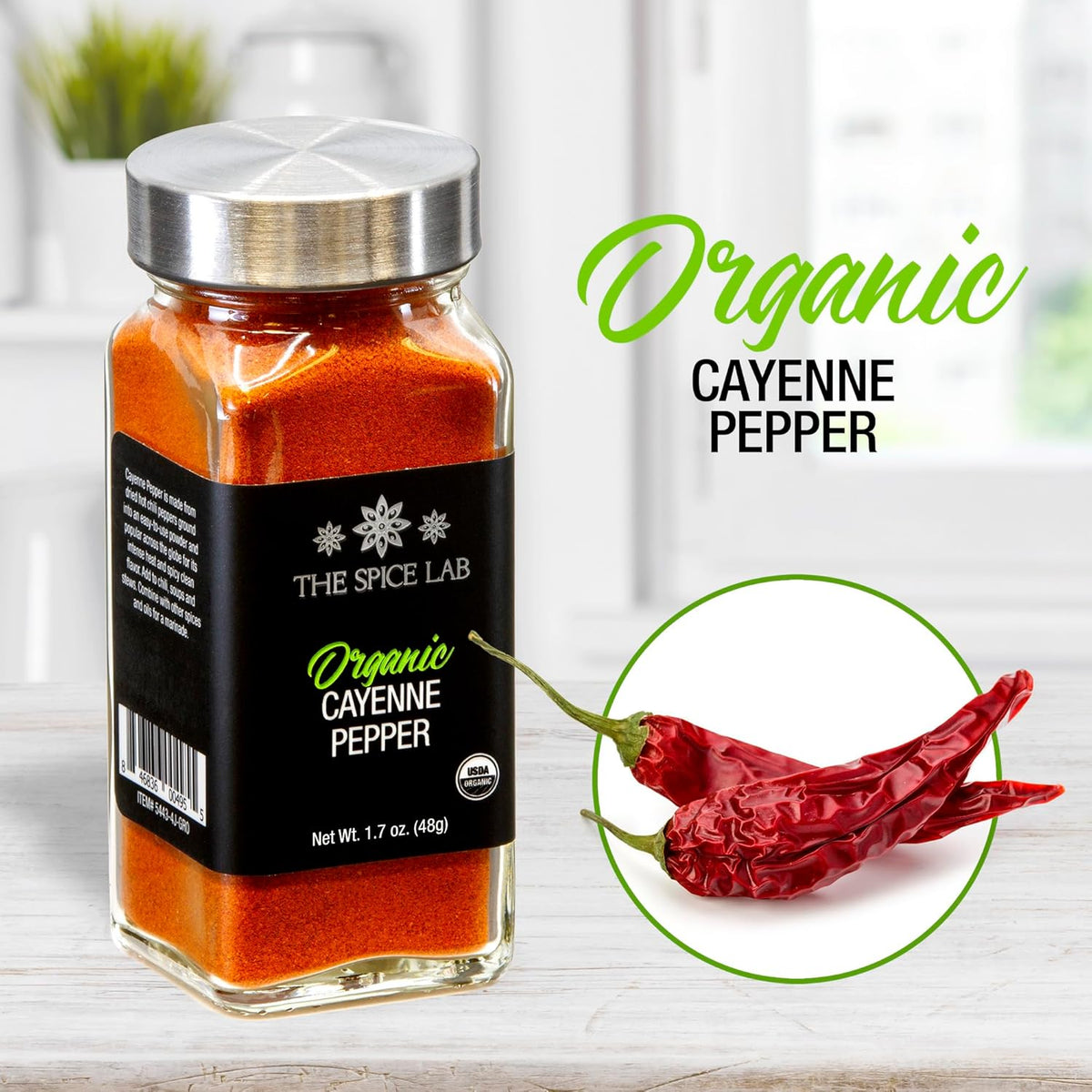 Organic Cayenne Pepper Powder - 1.7 oz L96176