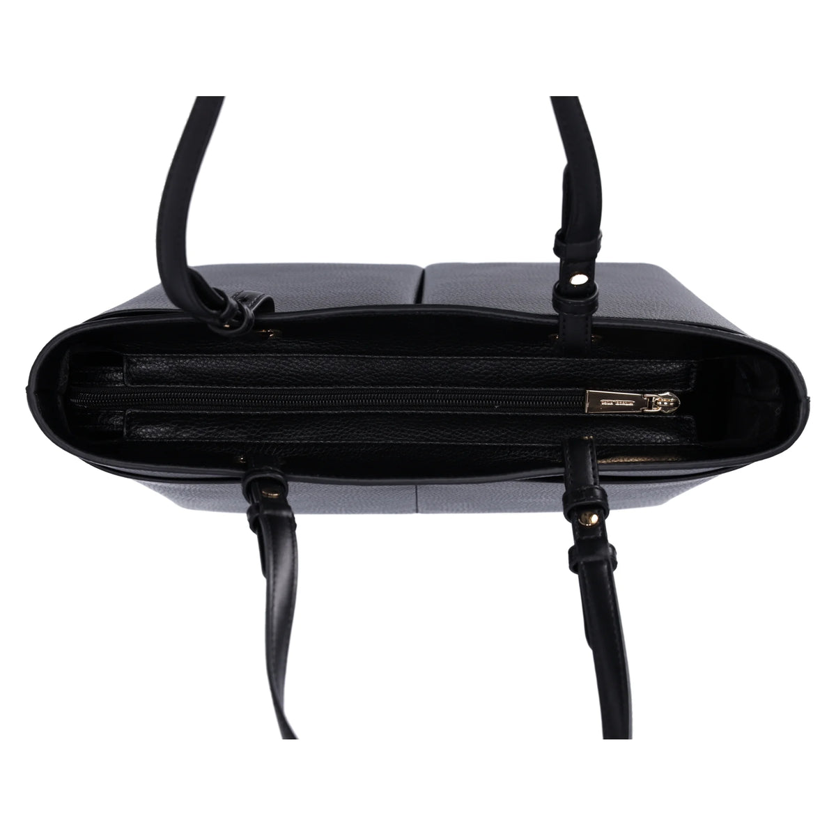 Black Leather Tote X4327