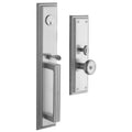 Satin Chrome Double Cylinder Mortise Handleset Trim Set G4724