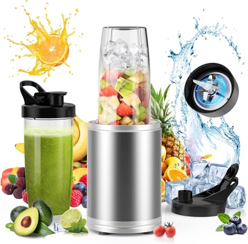 1300W Portable Smoothie Blender with 2 27Oz To-Go Cups V8062
