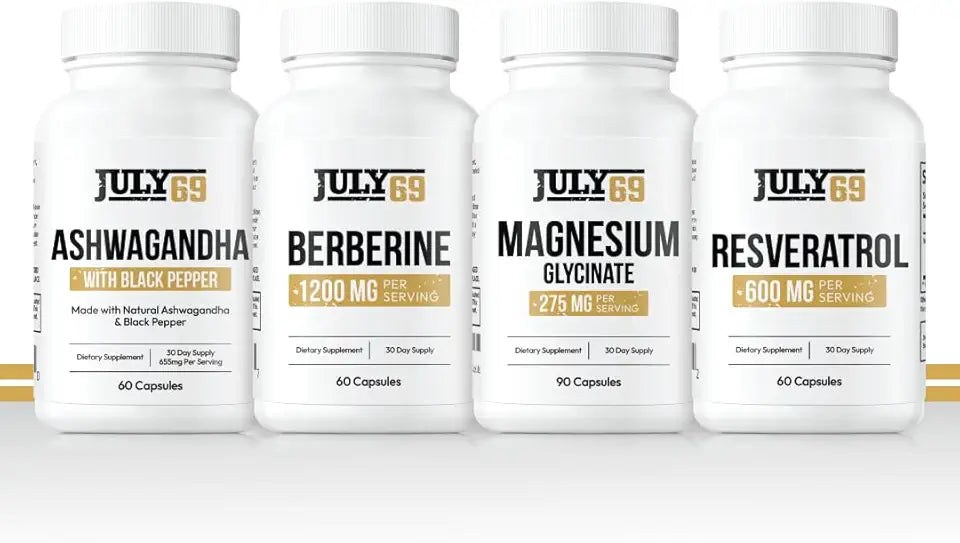 Ashwagandha Berberine Resveratrol Magnesium Supplement Pack M801291
