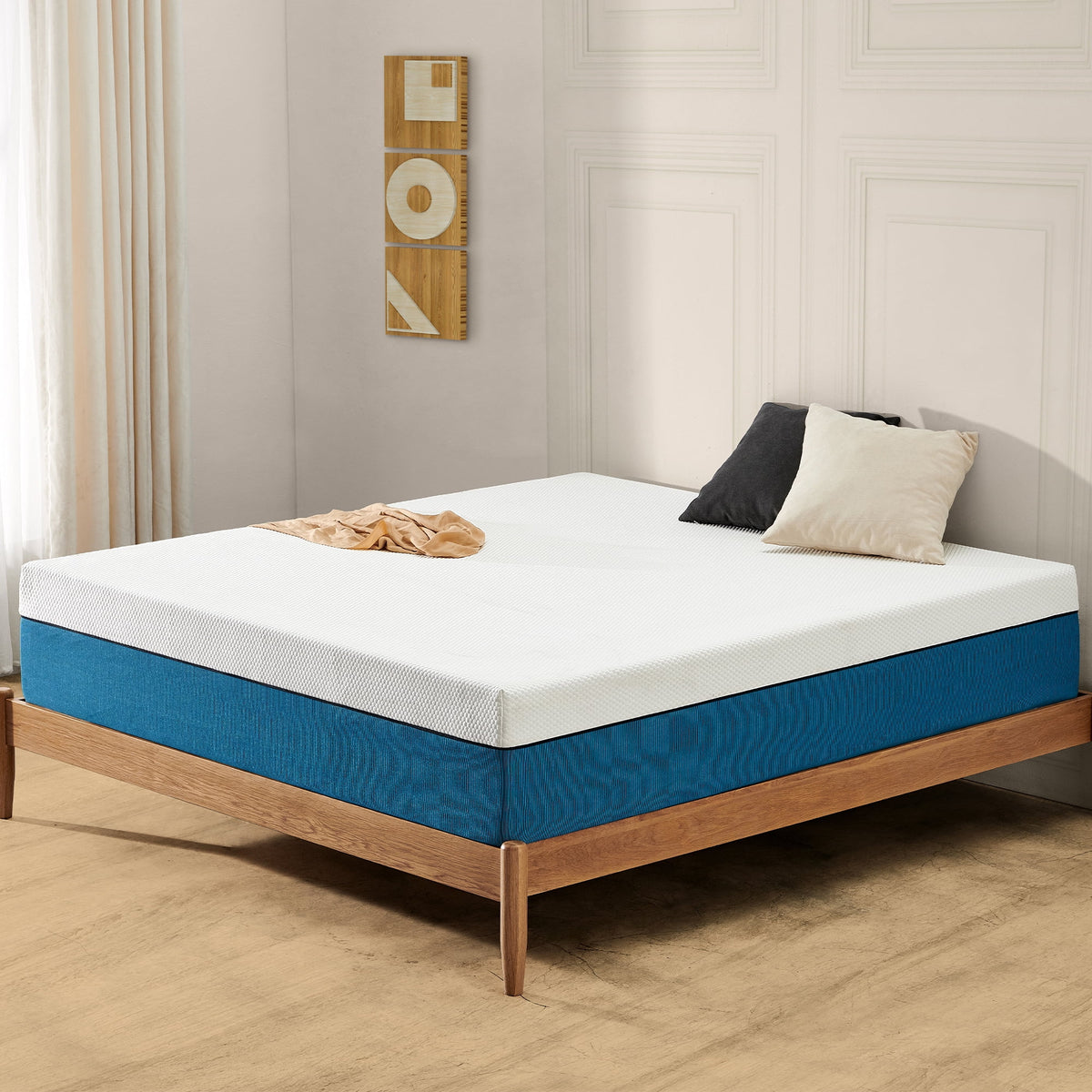 Queen 10 Gel Memory Foam Mattress O6821