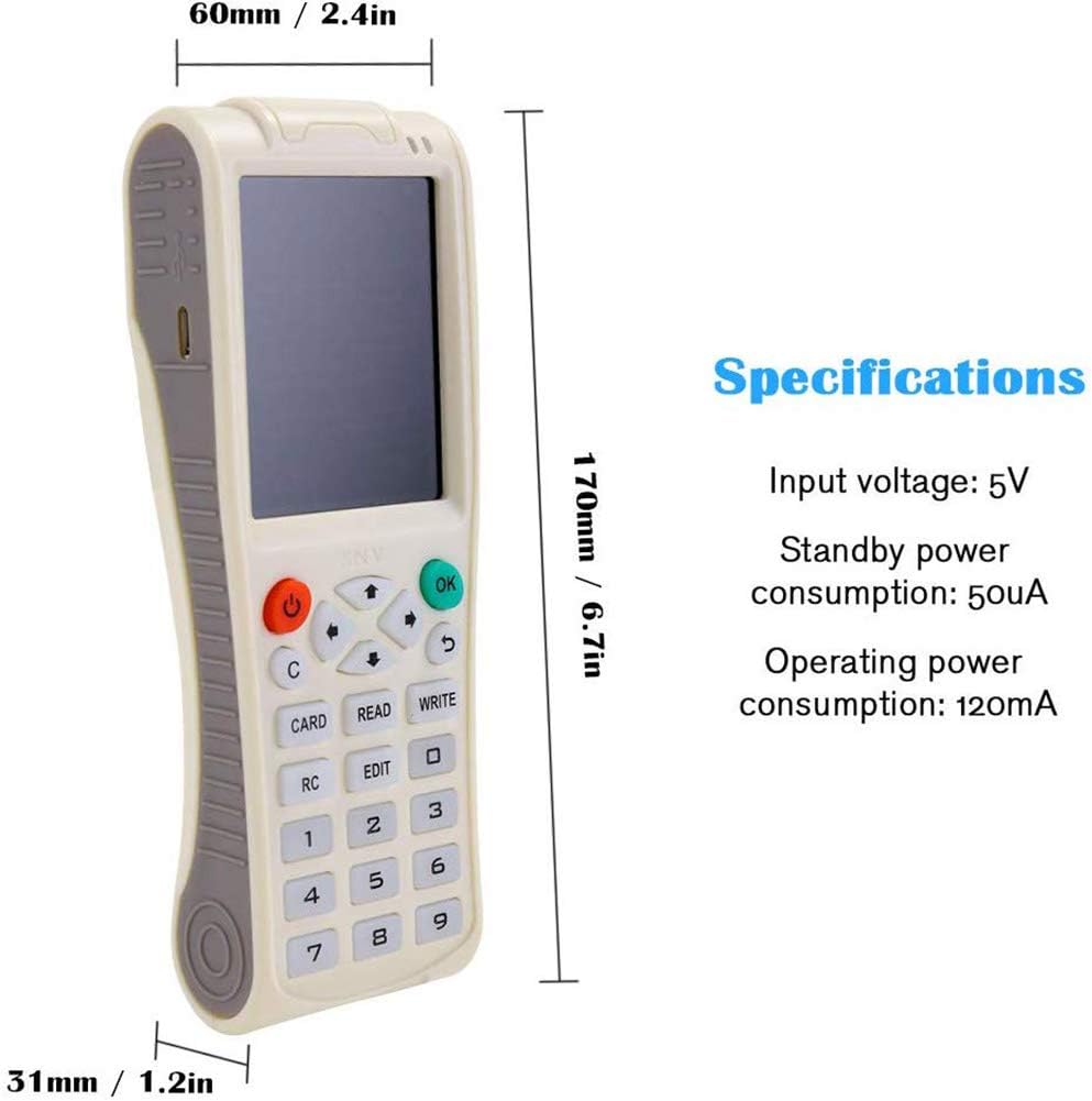 Smart Card Copier Reader Writer for IC ID HID Cards J21716