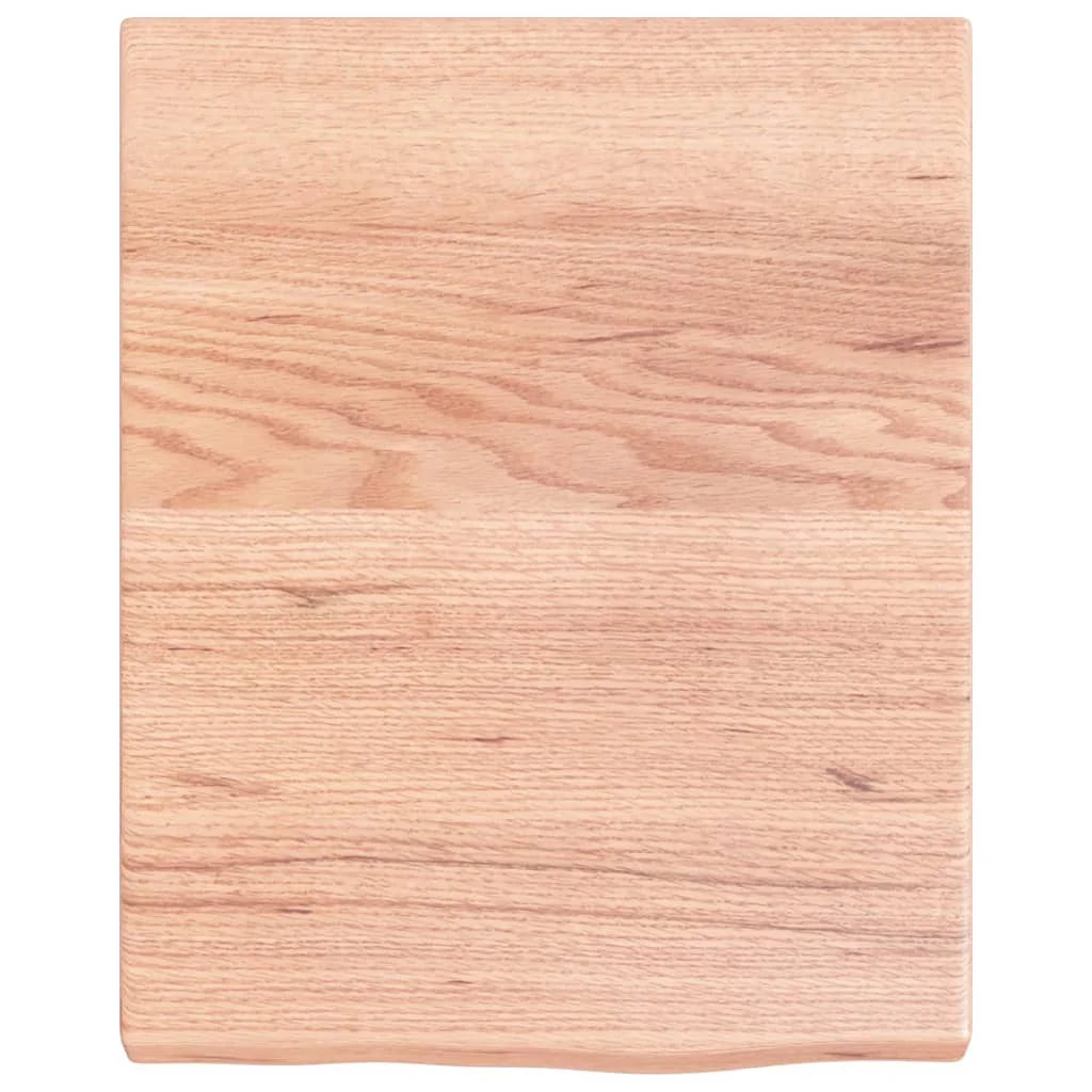 Oak Wall Shelf Solid Wood Light Brown M50285