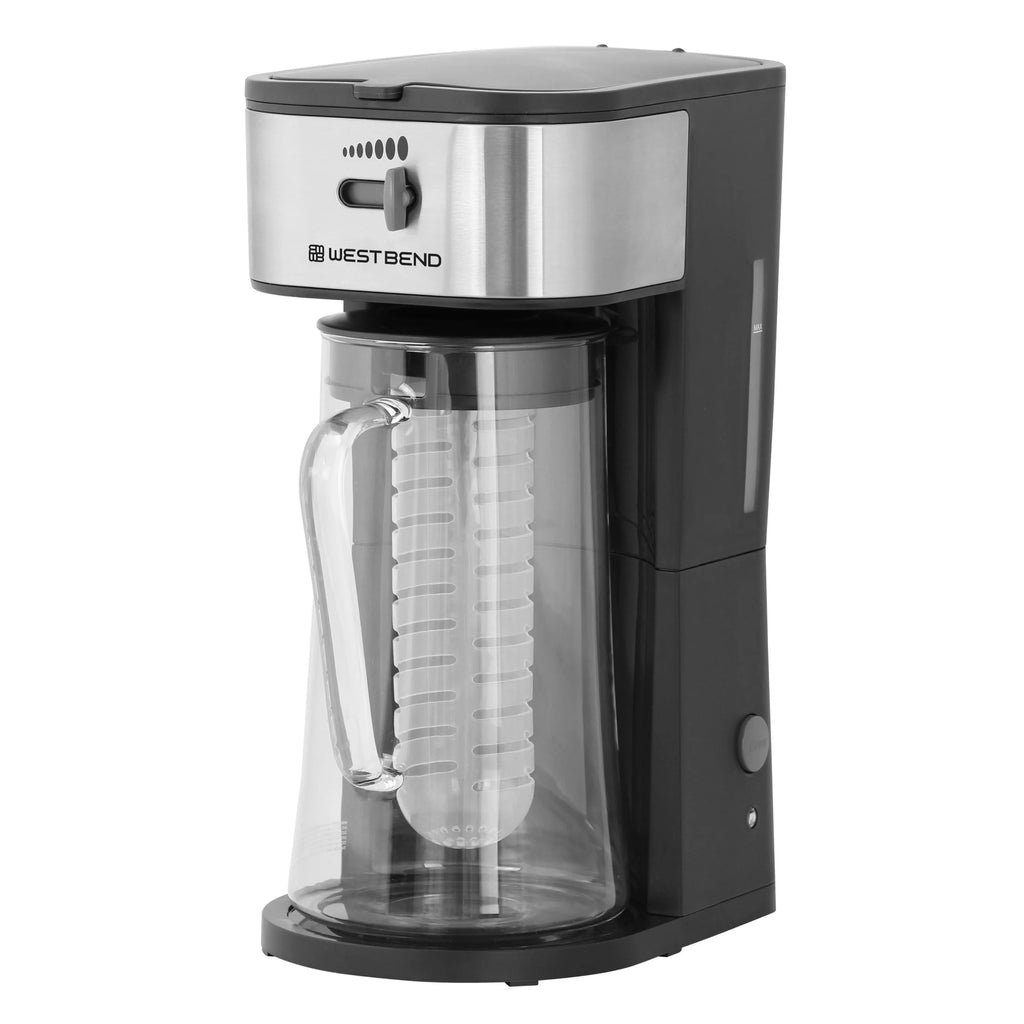 Iced Coffee and Iced Tea Maker with Infusion Tube, 2.75 Qt. Black N269