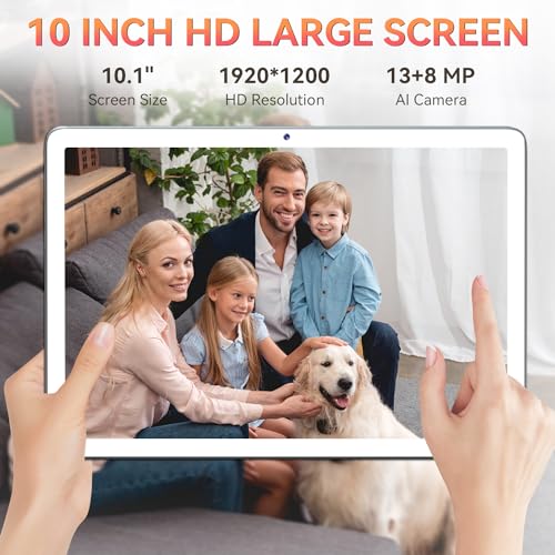 Android 14 Tablet, Octa-Core 5G WiFi, 128GB ROM 14GB RAM, 1TB Expand, 13MP+8MP Dual Camera I5965
