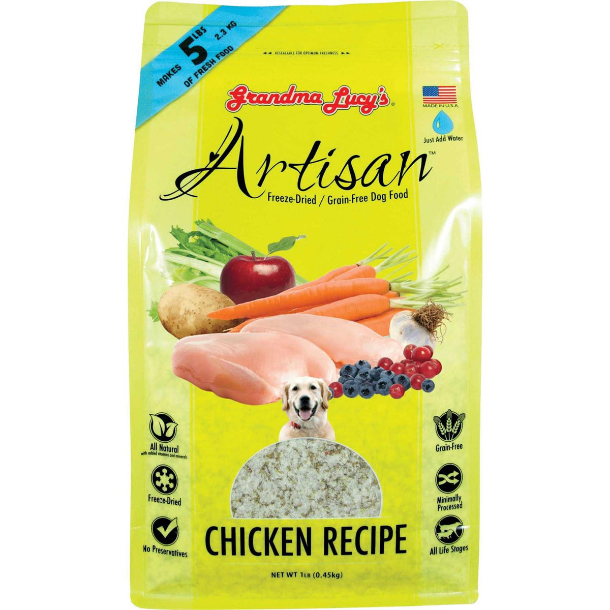 Freeze-Dried Grain-Free Chicken Dog Food Y40151