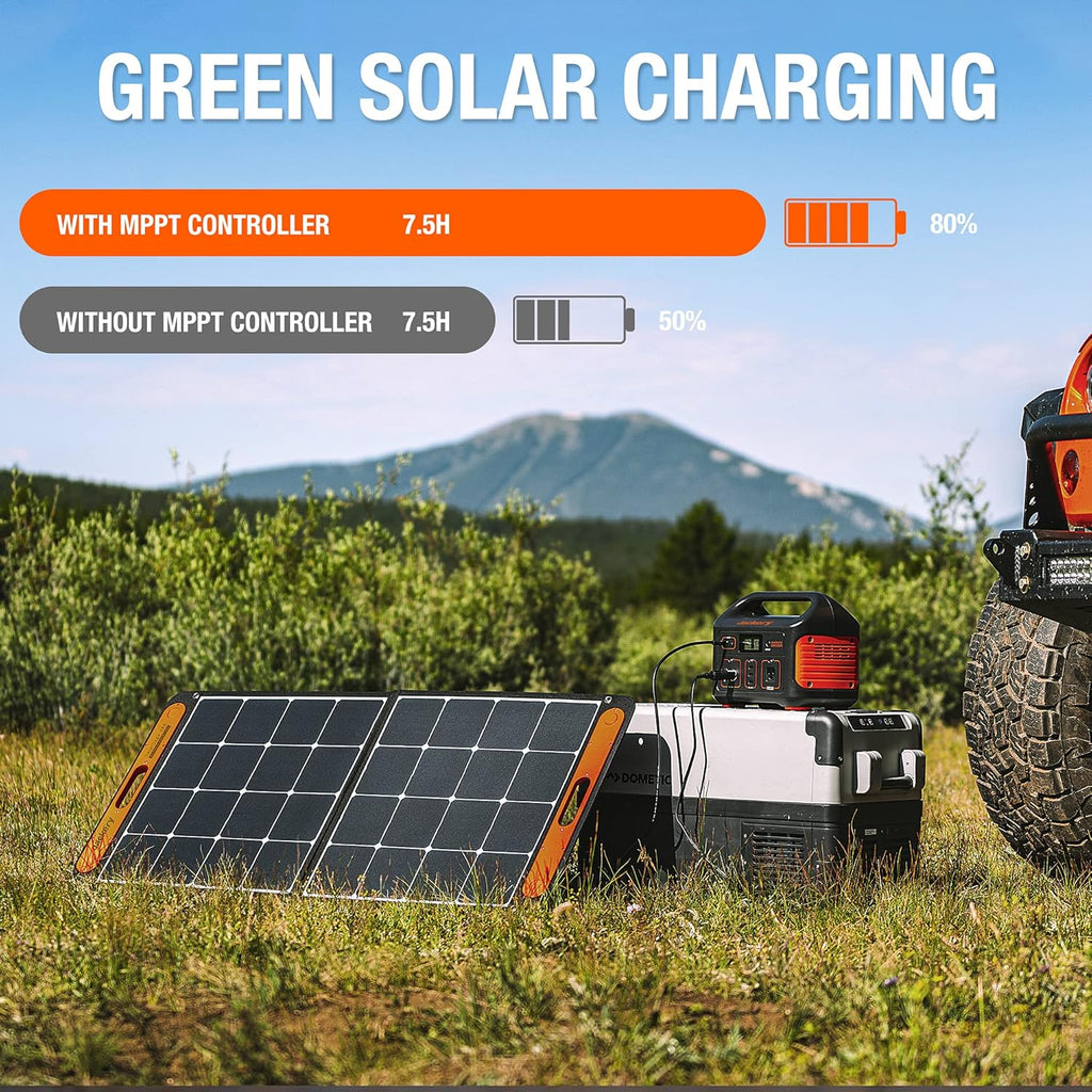 518Wh Solar Generator with Solar Saga 100 R690085