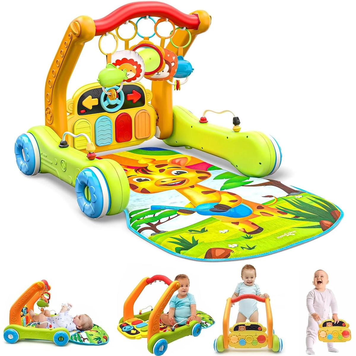 4-in-1 Baby Play Mat & Activity Center Gym B771918