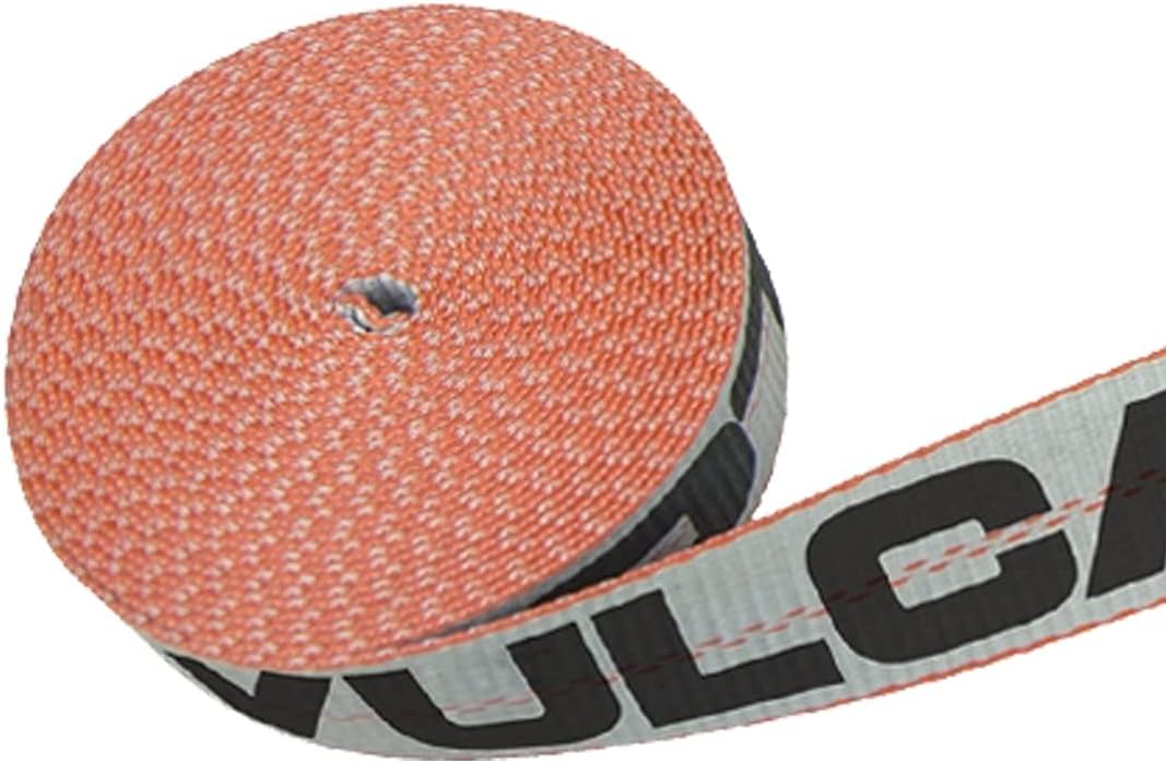 2 Inch x 27 Foot Winch Strap with Wire Hook, 4 Pack J96687