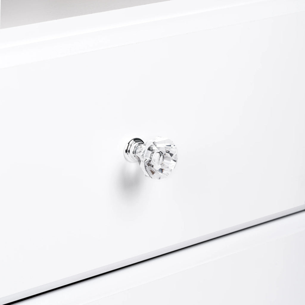 White 6 Drawer Wooden Dresser R28191